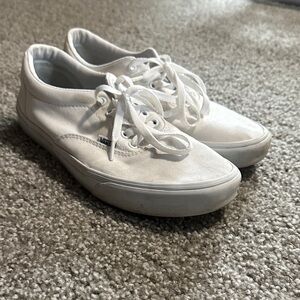 Vans Classic White Lace-Up Sneakers
